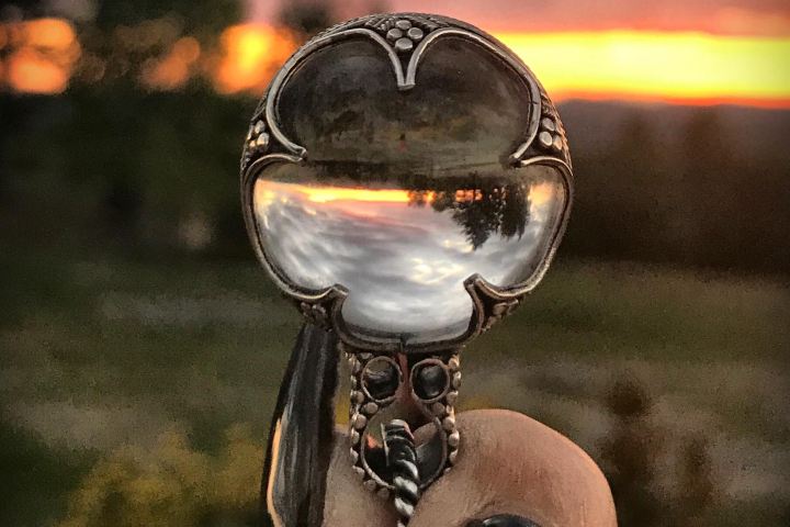 a close up of a person